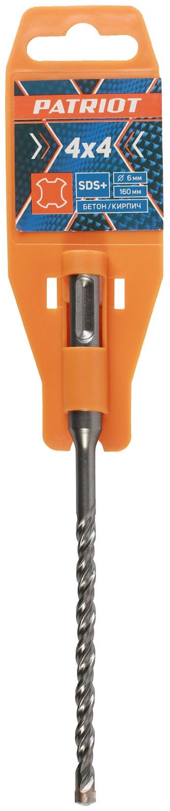 Patriot бур 812010025 (SDS-plus, 6х100х160 мм) 1 шт