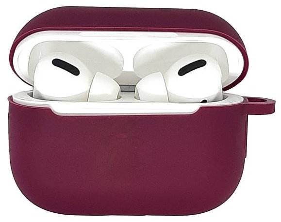 Чехол для Apple AirPods Pro бордовый