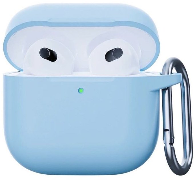 Чехол для Apple AirPods 4 голубой