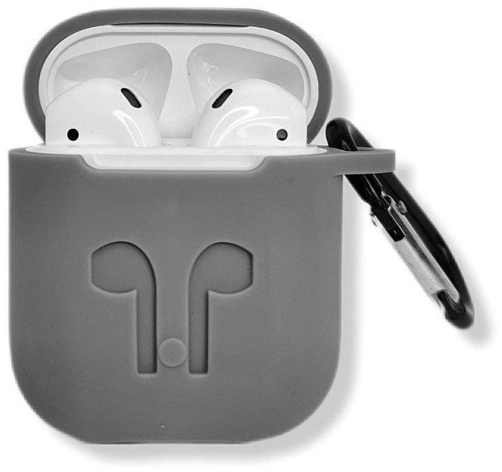 Чехол Saiboro для Apple AirPods, AirPods 2 серый