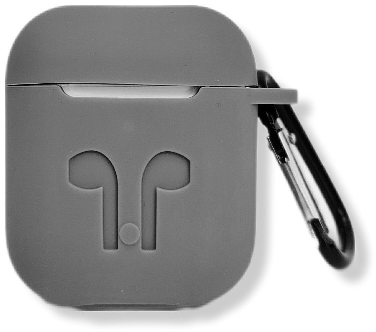 Чехол Saiboro для Apple AirPods, AirPods 2 серый