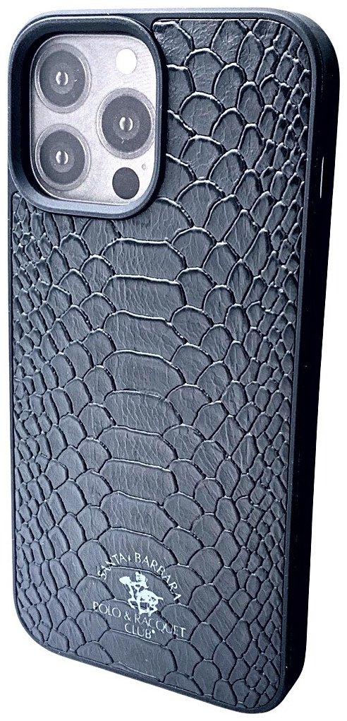 Чехол Santa Barbara Polo & Racquet Club для Apple iPhone 13 Pro Max черный купить,1270