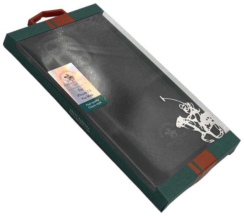 Чехол Santa Barbara Polo & Racquet Club для Apple iPhone 13 Pro Max черный купить,1268