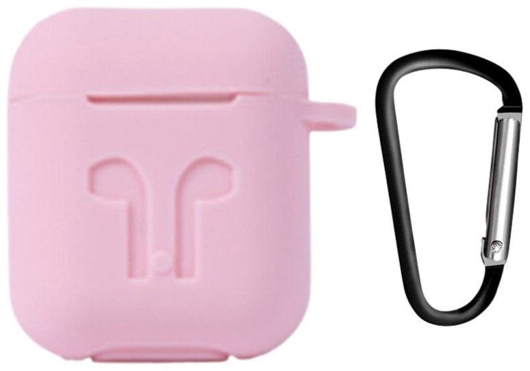 Чехол для Apple AirPods, AirPods 2 розовый