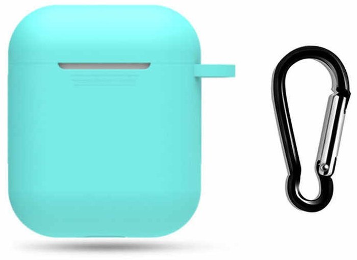 Чехол для Apple AirPods, AirPods 2 голубой