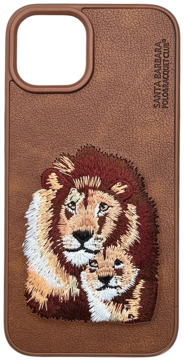 Чехол Santa Barbara Polo & Racquet Club для Apple iPhone 14 Pro Max коричневый купить,1270