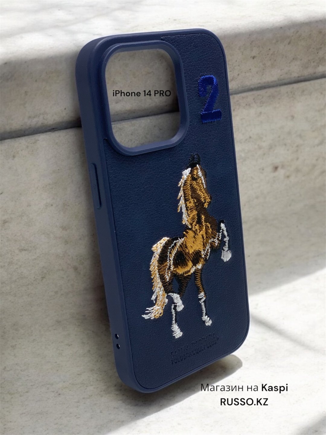 Чехол Santa Barbara Polo & Racquet Club для Apple iPhone 14 Pro синий купить,721