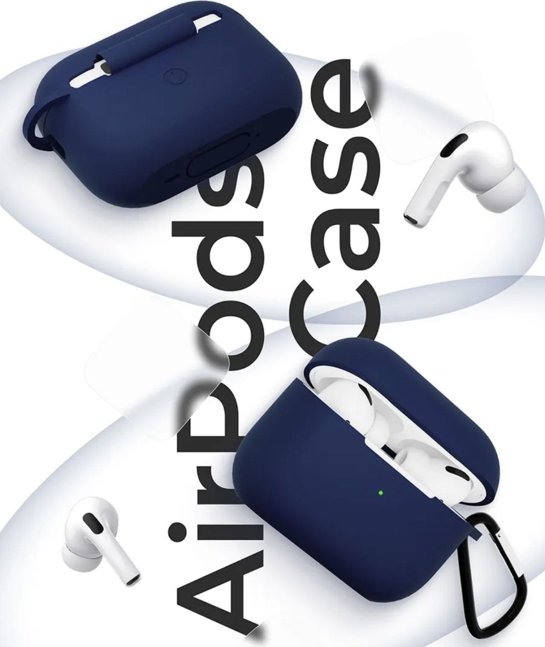Чехол для Apple AirPods Pro 3 синий