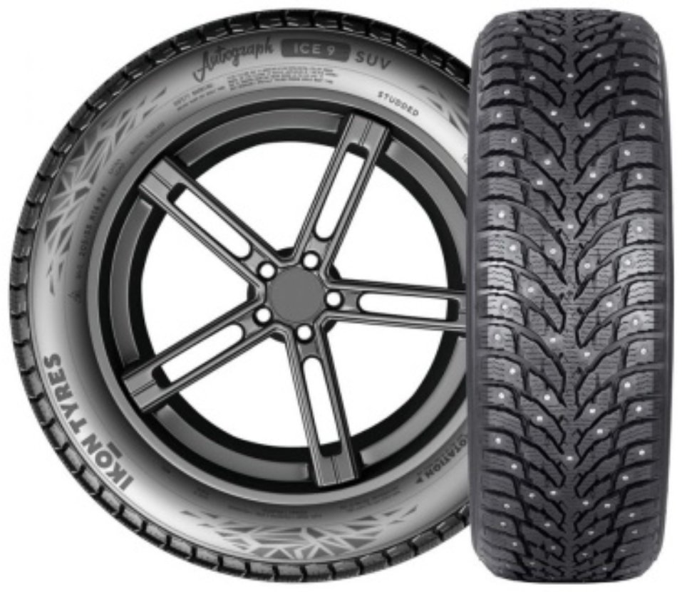Ikon Tyres (Nokian) Autograph Ice 9 SUV 245/45 R20 103 T с шипами купить,NaN