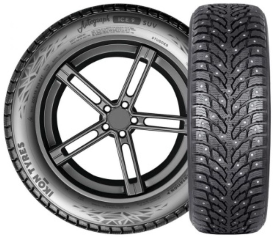 Ikon Tyres (Nokian) Autograph Ice 9 SUV 245/45 R20 103 T с шипами купить,NaN