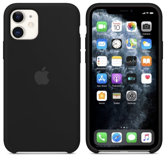 Чехол для Apple iPhone 12, iPhone 12 Pro черный купить,640
