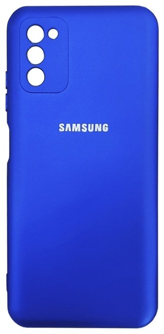 Чехол для Samsung Galaxy A03S синий - ForteMarket Чехол для Samsung Galaxy A03S синий купить,852
