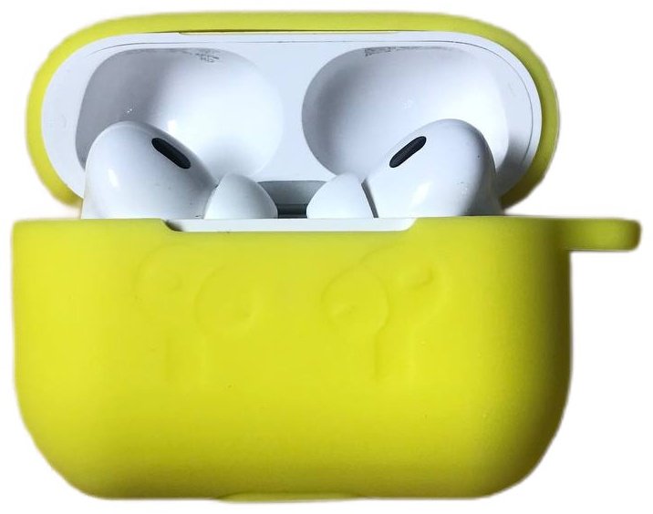 Чехол для Apple AirPods Pro, AirPods Pro 2 желтый