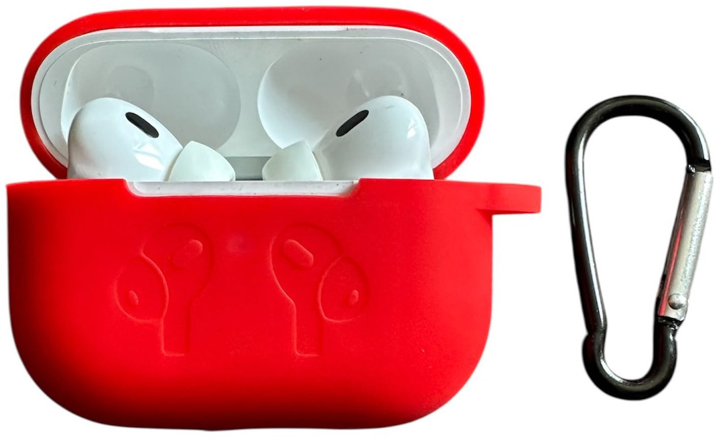 Чехол для Apple AirPods Pro, AirPods Pro 2 красный