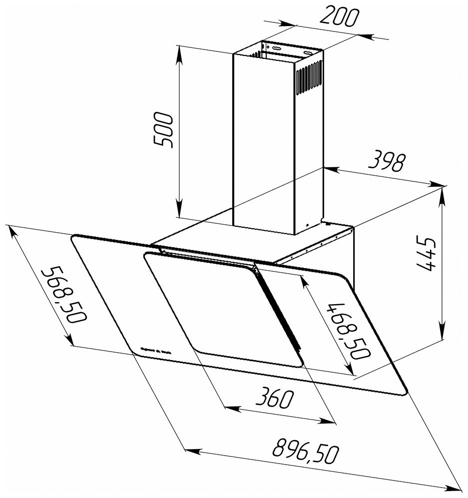 Вытяжка Zigmund &amp; Shtain K 150.9 X бежевый купить,NaN