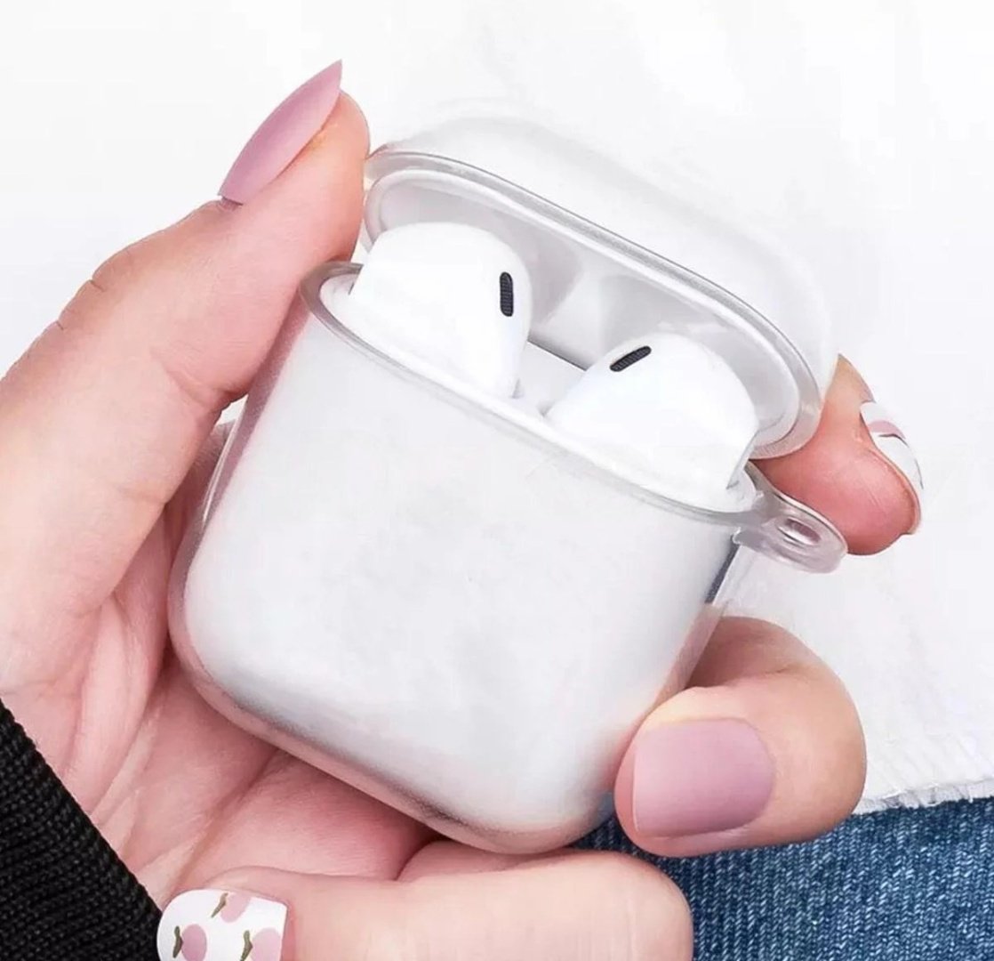 Чехол для Apple AirPods, AirPods 2 белый