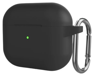 Чехол Silicone Case для Apple AirPods 3 черный