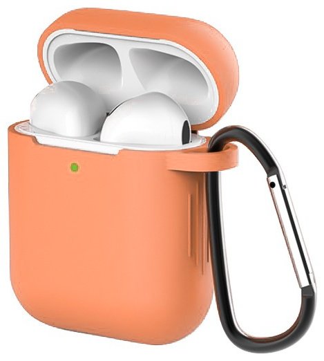 Чехол для Apple AirPods, AirPods 2 оранжевый