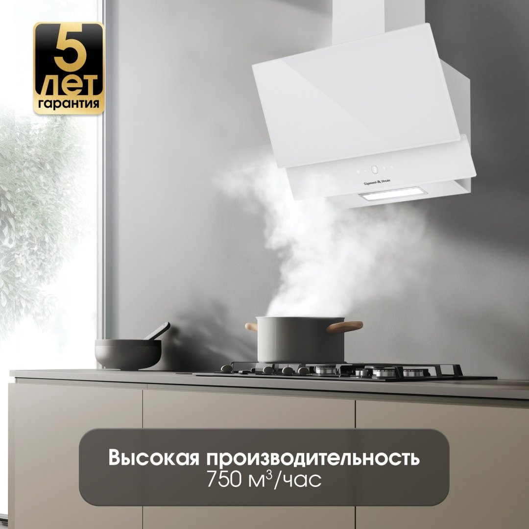Вытяжка Zigmund &amp; Shtain K 151.6 W белый купить,NaN