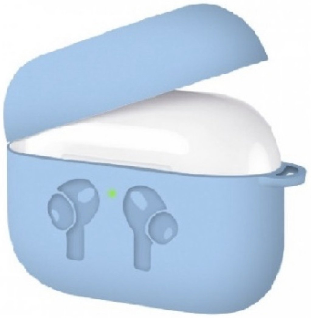 Чехол для Apple AirPods 4 желтый, голубой, бирюзовый
