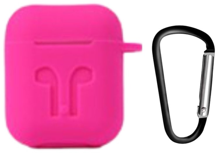 Чехол для Apple AirPods, AirPods 2 розовый
