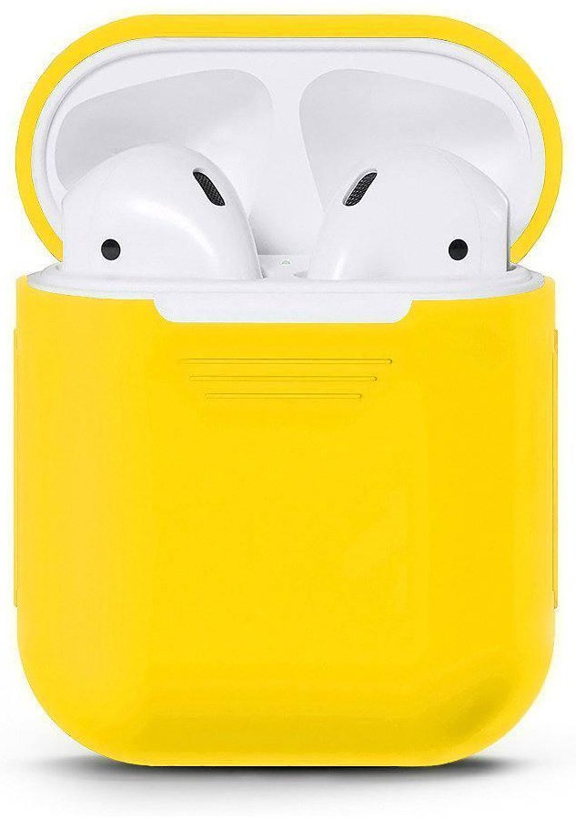 Чехол для Apple AirPods, AirPods 2 желтый