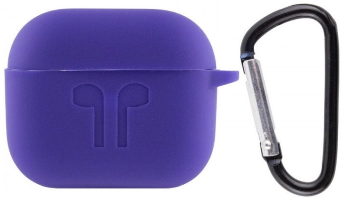Чехол для Apple AirPods 4 синий, зеленый, фиолетовый