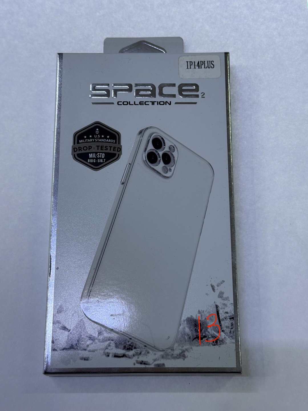 Чехол Space для Apple iPhone 14 Plus прозрачный купить,870