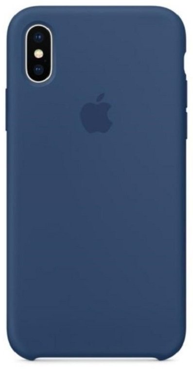 Чехол для Apple iPhone X, iPhone Xs синий купить,498