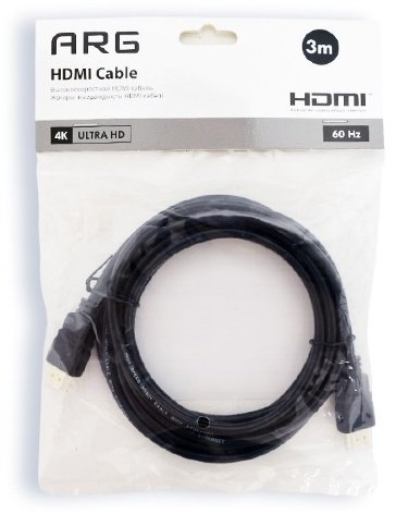 Кабель ARG HDMI - HDMI 3 м купить,0
