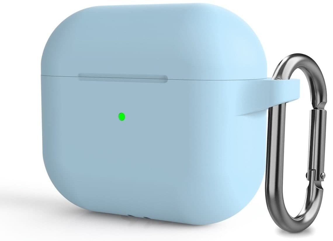 Чехол Silicone Case для Apple AirPods 3 голубой