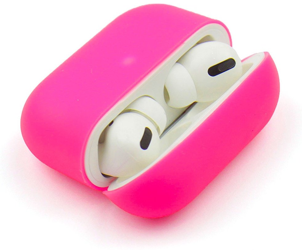 Чехол Silicone Case для Apple AirPods Pro розовый