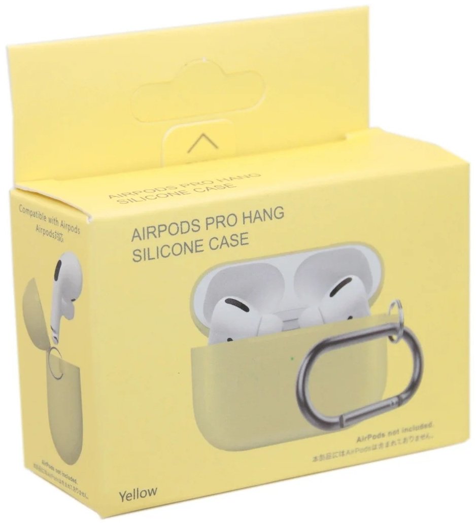 Чехол Silicone Case для Apple AirPods Pro желтый