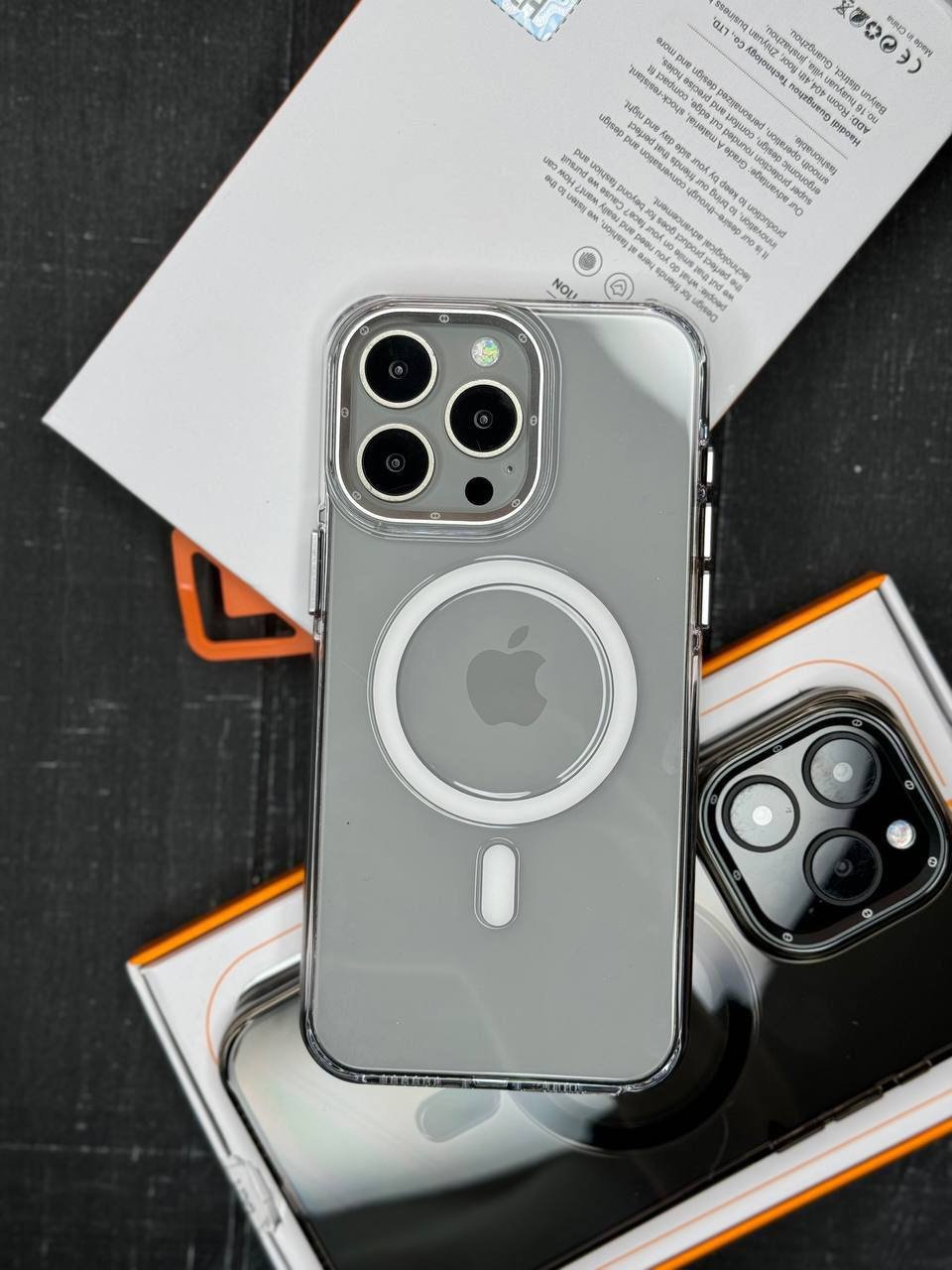 Чехол Totu для Apple iPhone 15 Pro прозрачный купить,999