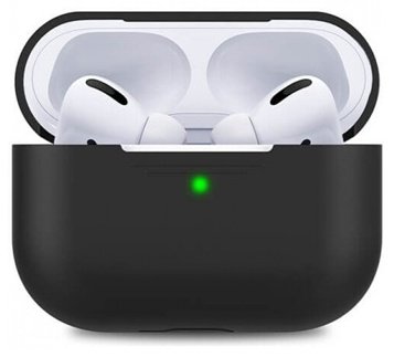 Чехол Silicone Case для Apple AirPods Pro черный