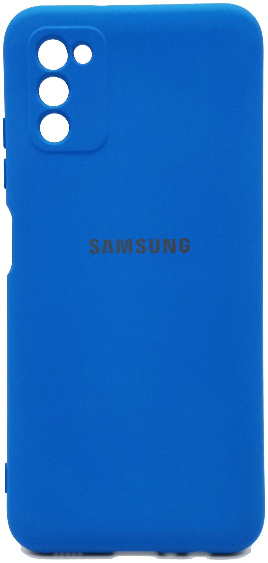 Чехол для Samsung Galaxy A03S синий купить,896