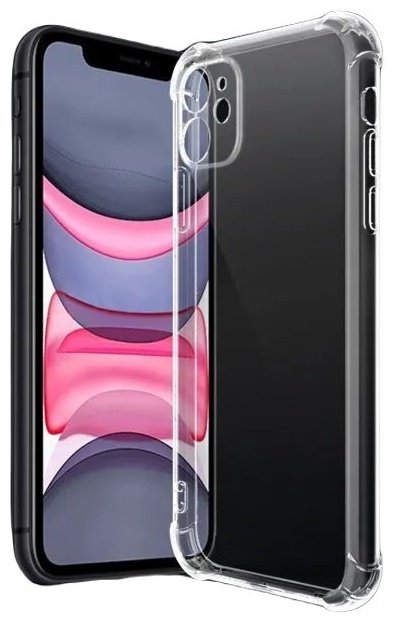 Чехол для Apple iPhone 11 прозрачный купить,270