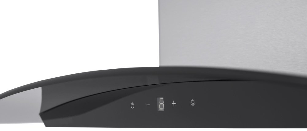 Вытяжка EXITEQ EX-1036 sensor inox черный - ForteMarket Вытяжка EXITEQ EX-1036 sensor inox черный купить,0