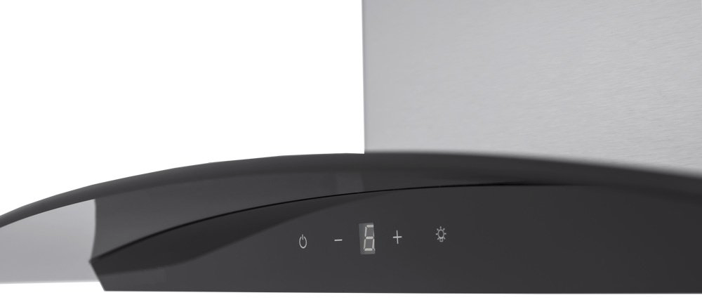 Вытяжка EXITEQ EX-1036 sensor inox черный купить,NaN