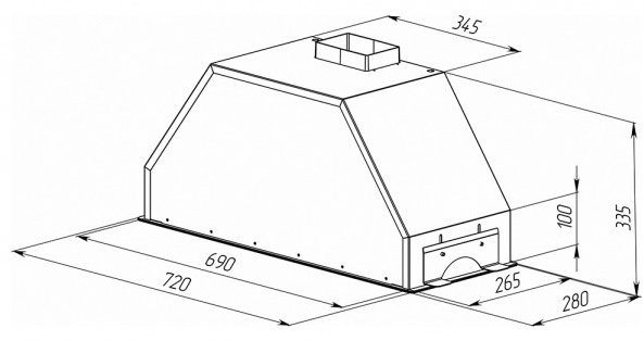 Вытяжка Zigmund &amp; Shtain K 014.7 B черный купить,0