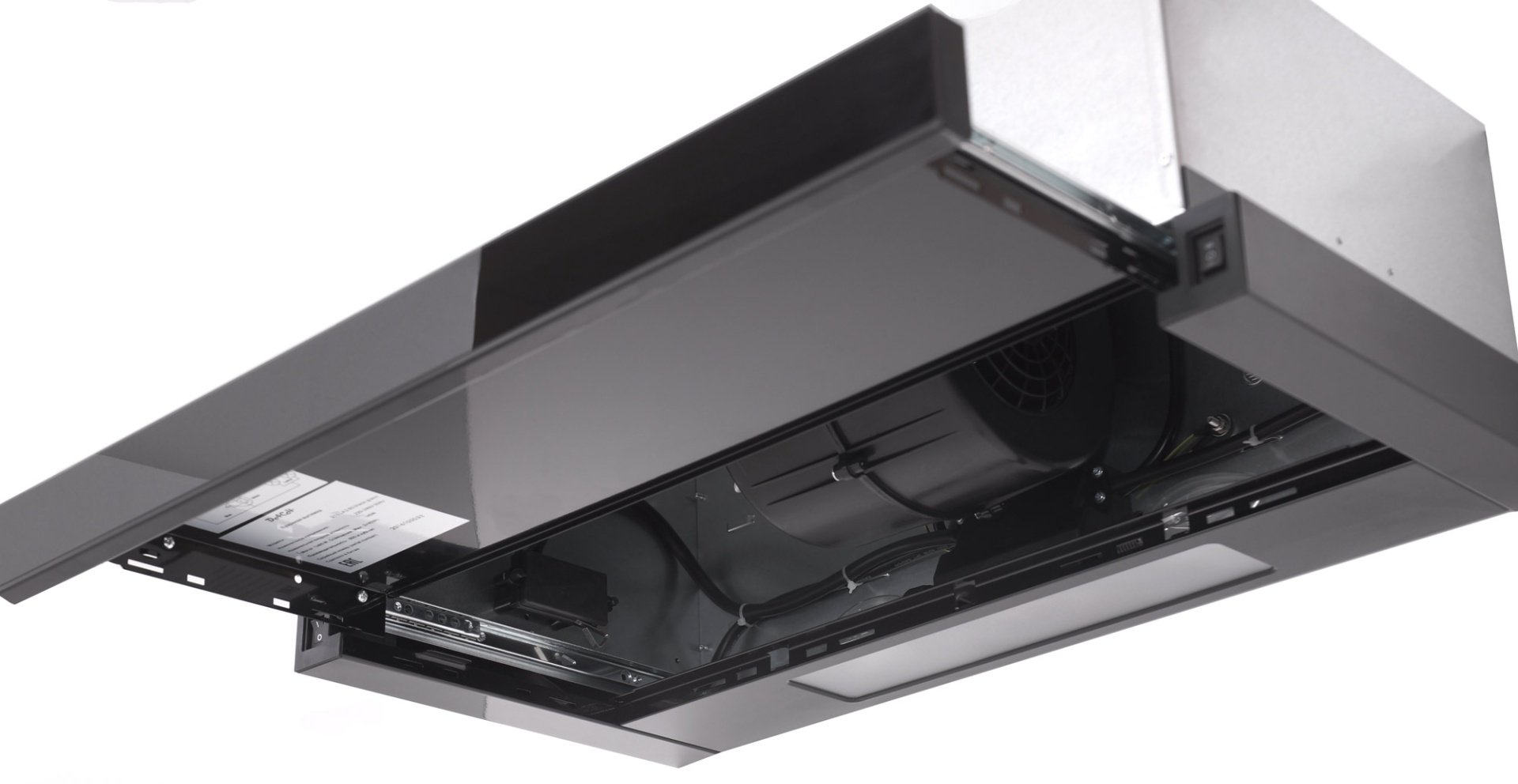 Вытяжка EXITEQ EX-1076 black glass черный купить,NaN