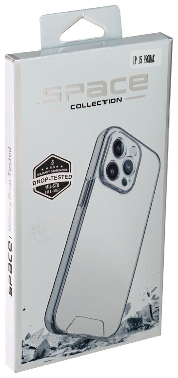 Чехол Space для Apple iPhone 15 Pro Max прозрачный купить,756