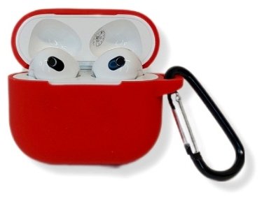 Чехол Saiboro для Apple AirPods 3 красный