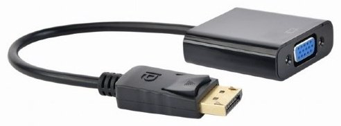 Переходник Cablexpert DisplayPort - VGA 0.15 м A-DPM-VGAF-02 черный