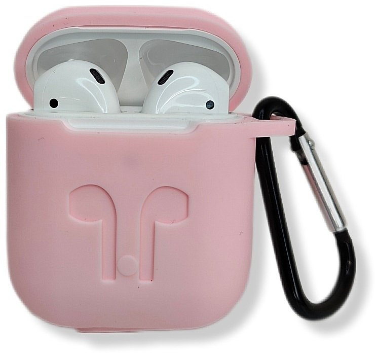 Чехол Saiboro для Apple AirPods, AirPods 2 розовый