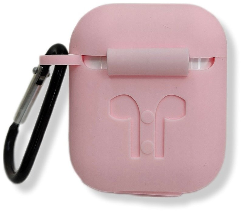 Чехол Saiboro для Apple AirPods, AirPods 2 розовый