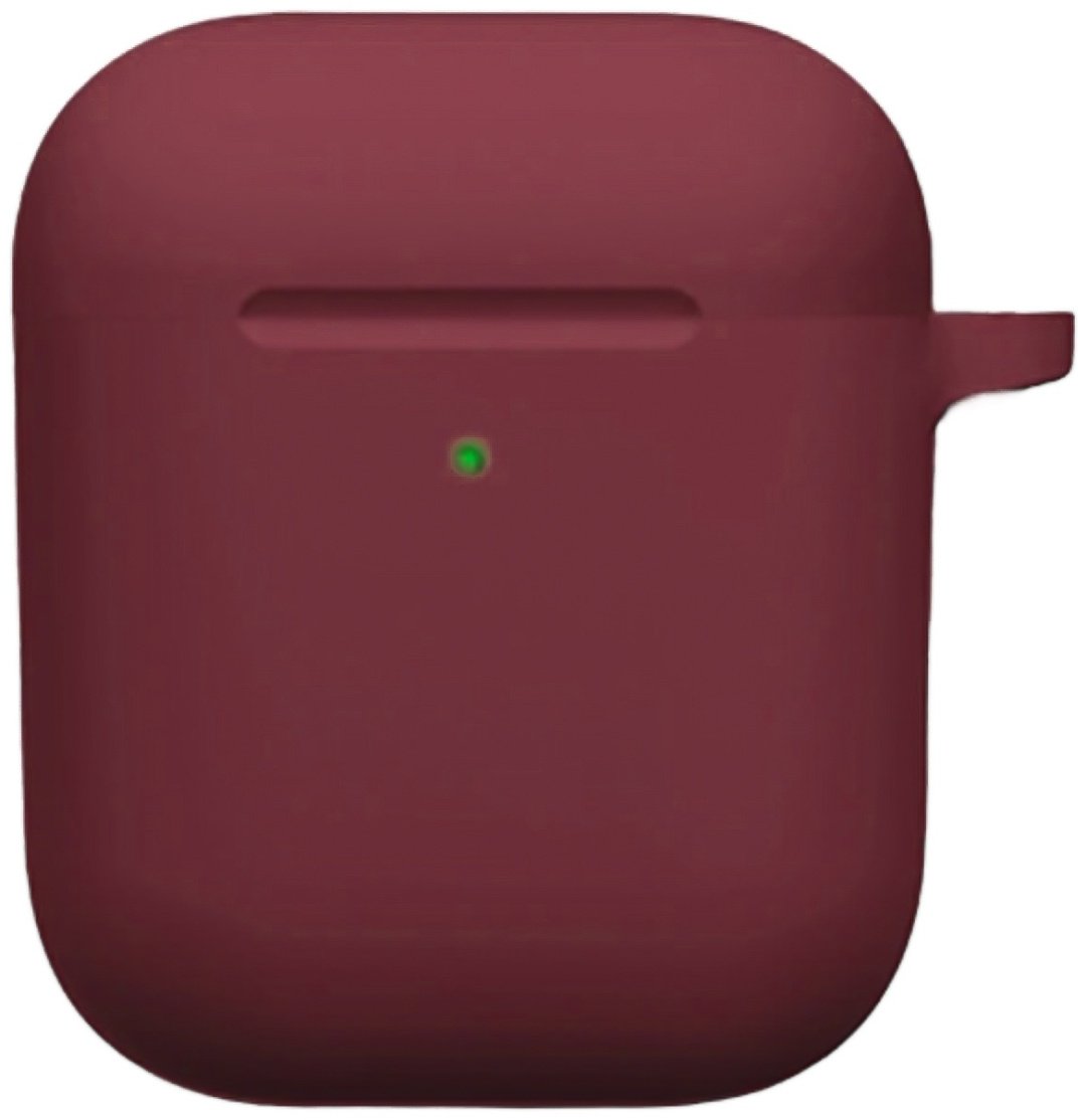 Чехол для Apple AirPods, AirPods 2 бордовый