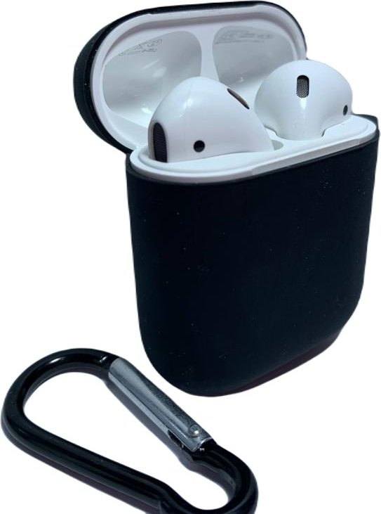 Чехол для Apple AirPods, AirPods 2 черный