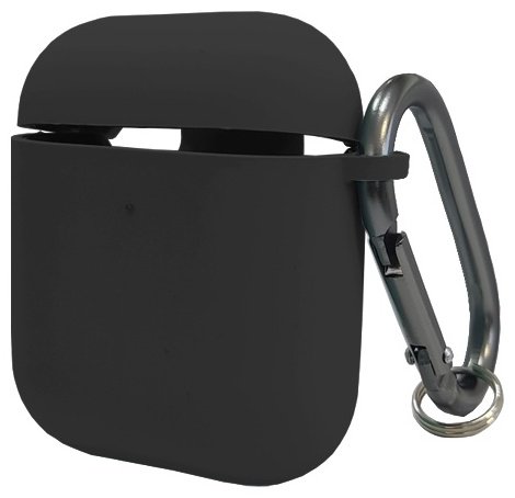 Чехол для Apple AirPods, AirPods 2 графитовый