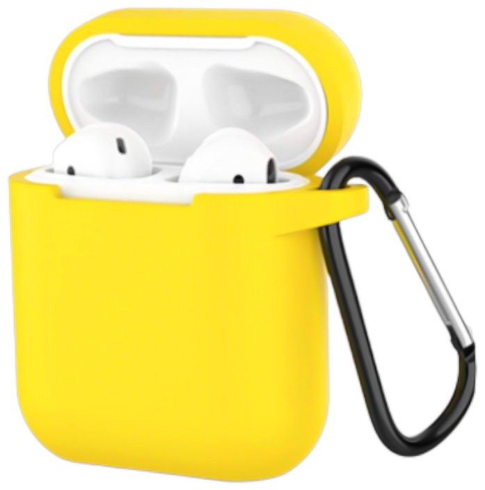 Чехол для Apple AirPods, AirPods 2 желтый